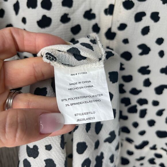 June & Hudson Leopard Spotted Top XL - Picture 5 of 7